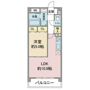 愛知県名古屋市名東区高社１丁目(賃貸マンション1LDK・3階・40.04㎡)の写真 その2