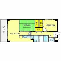 デイグラン千里  ｜ 大阪府吹田市佐井寺３丁目（賃貸マンション2LDK・2階・60.90㎡） その2