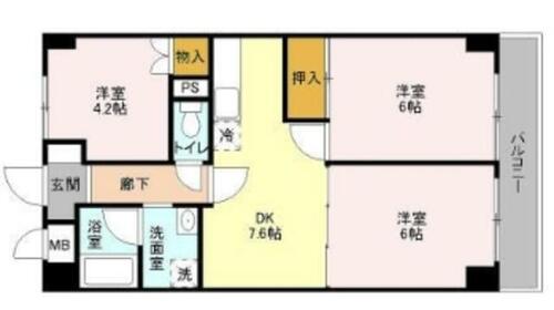 同じ建物の物件間取り写真 - ID:212041258316