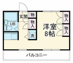 ＫＡＷＡＢＥ３６１ 403 ｜ 千葉県市川市欠真間２丁目（賃貸マンション1R・4階・17.01㎡） その2