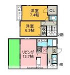 春日井市大留町９丁目 2階建 築22年のイメージ