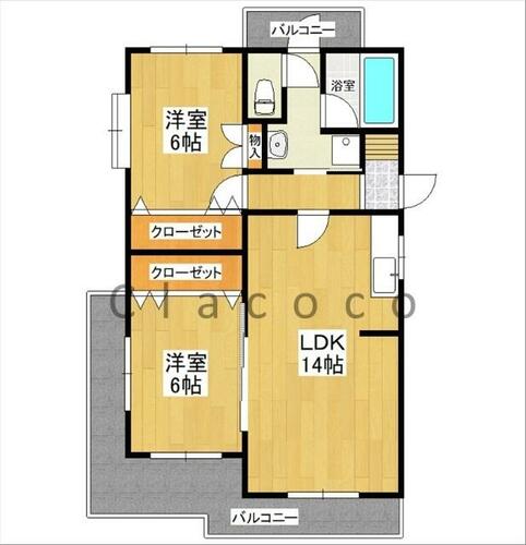 同じ建物の物件間取り写真 - ID:209005608455