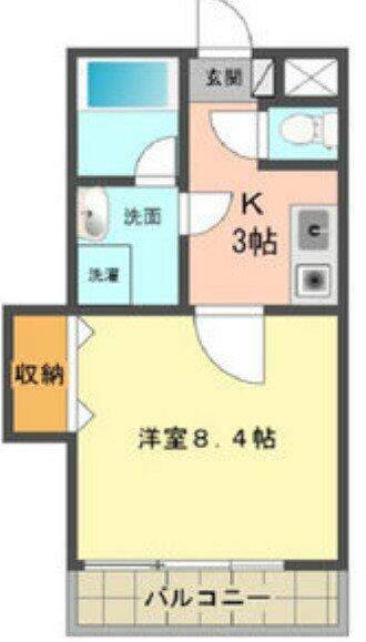 第２中央ビルディング 403｜愛知県名古屋市瑞穂区南山町(賃貸マンション1K・4階・26.82㎡)の写真 その2