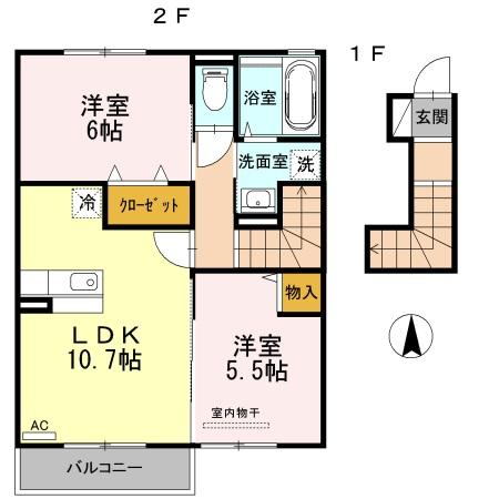 同じ建物の物件間取り写真 - ID:238007088282