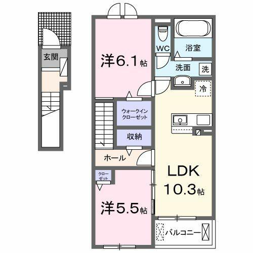 同じ建物の物件間取り写真 - ID:213106161898