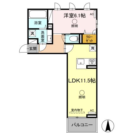 同じ建物の物件間取り写真 - ID:243006368284