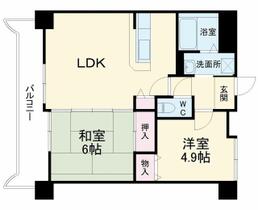 スプリングヒルズⅢ  ｜ 大阪府豊中市西泉丘１丁目（賃貸マンション2LDK・3階・57.54㎡） その2