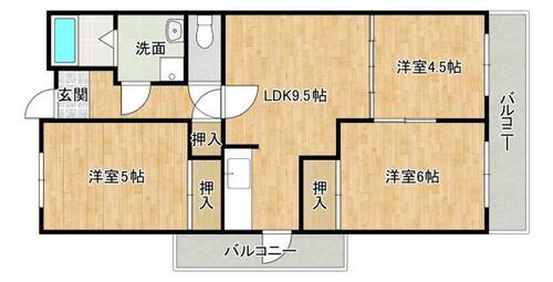 同じ建物の物件間取り写真 - ID:228045142872