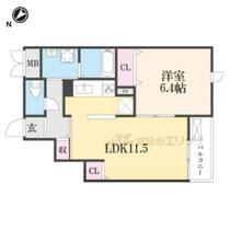 滋賀県愛知郡愛荘町愛知川（賃貸マンション1LDK・2階・43.67㎡） その2