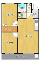 グリーンハイツ山口 203 ｜ 兵庫県西宮市山口町下山口１丁目（賃貸マンション2LDK・2階・53.04㎡） その2