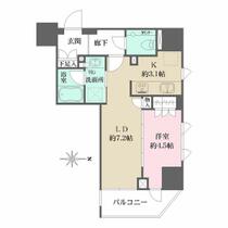 グランスイート四谷エクシア 1103 ｜ 東京都新宿区愛住町（賃貸マンション1LDK・11階・39.29㎡） その3