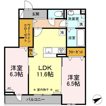 同じ建物の物件間取り写真 - ID:224004717813