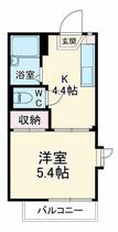 サンモールＫ  ｜ 千葉県習志野市実籾３丁目（賃貸アパート1K・1階・21.20㎡） その2