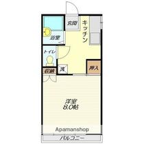 ハピネス荒楯 2D ｜ 山形県山形市荒楯町１丁目（賃貸アパート1K・2階・26.40㎡） その2