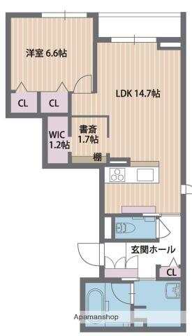 同じ建物の物件間取り写真 - ID:204004174009