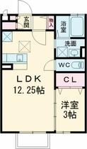 レセンテ紫峰ヶ丘　Ｂ  ｜ 茨城県つくばみらい市紫峰ヶ丘１丁目（賃貸アパート1LDK・1階・36.73㎡） その2