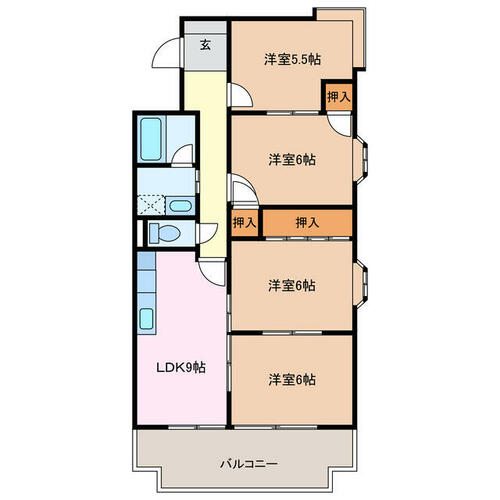 同じ建物の物件間取り写真 - ID:224004710324