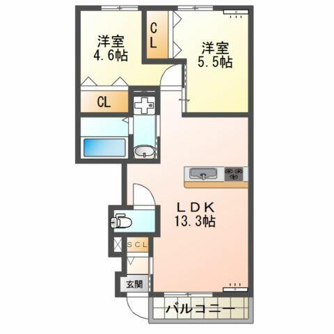 同じ建物の物件間取り写真 - ID:244003978973