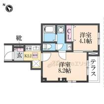 リジエール１ 103 ｜ 大阪府東大阪市楠根３丁目（賃貸アパート2K・3階・35.23㎡） その2