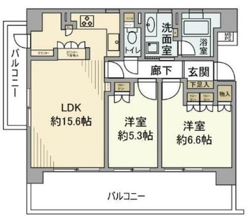 同じ建物の物件間取り写真 - ID:214057076826