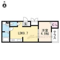 京都府京都市山科区西野今屋敷町（賃貸アパート1LDK・1階・32.58㎡） その2