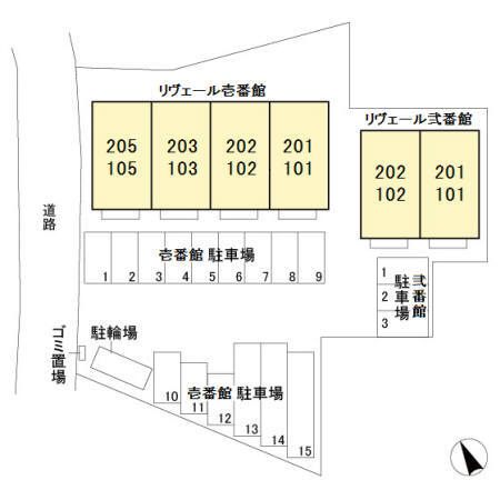 リヴェール壱番館 105｜千葉県大網白里市駒込(賃貸アパート2LDK・1階・50.68㎡)の写真 その7