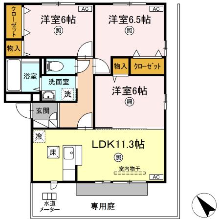 同じ建物の物件間取り写真 - ID:231504252258