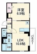 クレモンティーヌ・新浦安 301 ｜ 千葉県浦安市高洲１丁目（賃貸アパート1LDK・3階・39.82㎡） その2