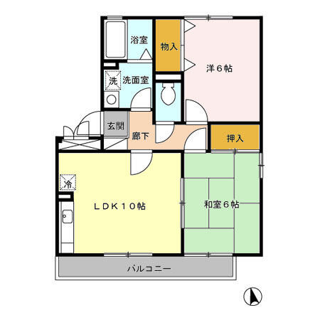 同じ建物の物件間取り写真 - ID:223032324948