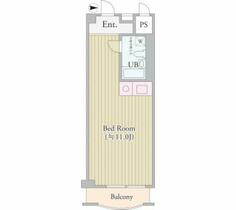 東京都新宿区西新宿４丁目（賃貸マンション1R・3階・26.53㎡） その2