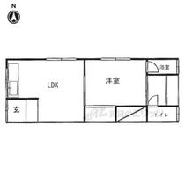 大阪府枚方市町楠葉２丁目（賃貸アパート1LDK・2階・27.00㎡） その2