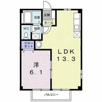 ヴィレッヂＭ 101 ｜ 千葉県柏市篠籠田（賃貸アパート1LDK・1階・40.04㎡） その2