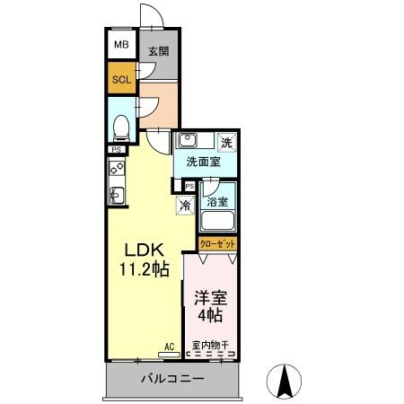 同じ建物の物件間取り写真 - ID:244003653441