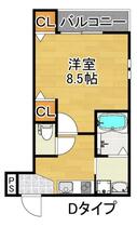 大阪府大阪市住之江区東加賀屋１丁目（賃貸アパート1K・3階・28.60㎡） その2