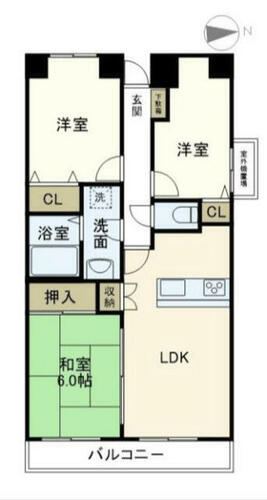 同じ建物の物件間取り写真 - ID:214055741596