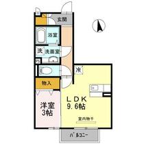 兵庫県姫路市飾磨区英賀西町１丁目（賃貸アパート1LDK・2階・35.35㎡） その2