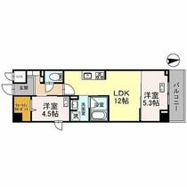 大阪府大阪市中央区上町１丁目（賃貸マンション2LDK・3階・52.22㎡） その2