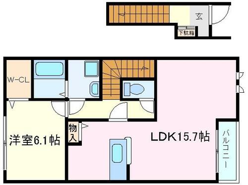 同じ建物の物件間取り写真 - ID:228045840800