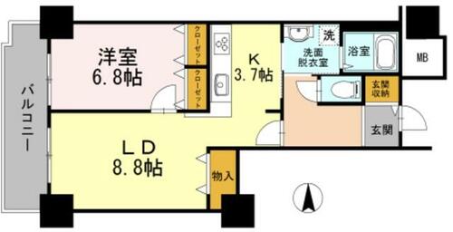 同じ建物の物件間取り写真 - ID:213106338405