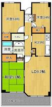 グランディール紫竹山 605 ｜ 新潟県新潟市東区紫竹山７丁目（賃貸マンション3LDK・6階・63.22㎡） その2