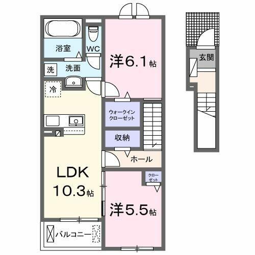 同じ建物の物件間取り写真 - ID:213105867493