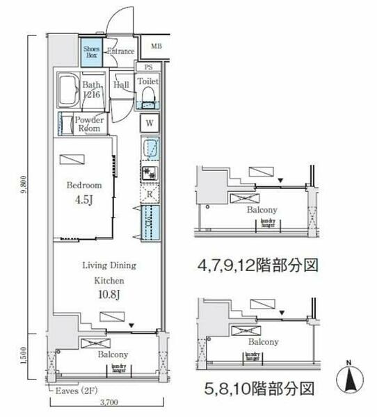 ライオンズフォーシア上野・稲荷町｜東京都台東区松が谷２丁目(賃貸マンション1LDK・8階・35.62㎡)の写真 その2