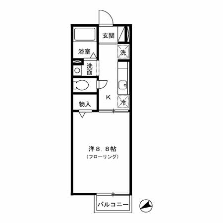 同じ建物の物件間取り写真 - ID:204004311658