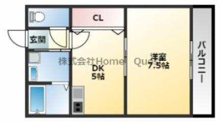 ステラウッド清洲 104｜大阪府柏原市清州１丁目(賃貸アパート1DK・1階・30.37㎡)の写真 その2