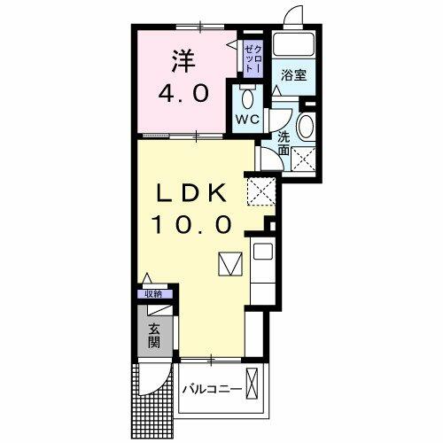 グレースコートⅤ 105｜静岡県沼津市吉田町(賃貸アパート1LDK・1階・32.44㎡)の写真 その2