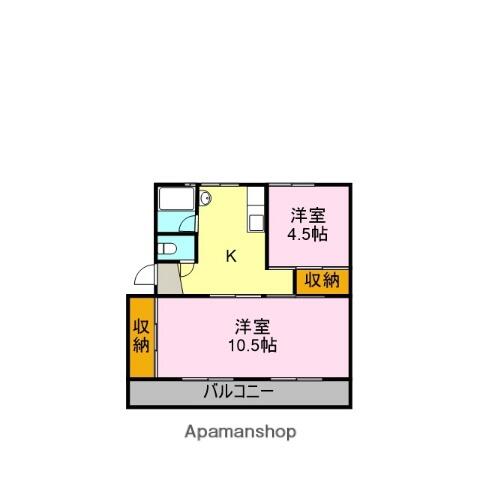 同じ建物の物件間取り写真 - ID:222016237084