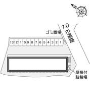 大阪府交野市星田北４丁目（賃貸アパート1K・1階・22.35㎡） その2