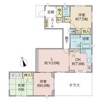 オークフォレスト  ｜ 東京都杉並区西荻北３丁目（賃貸マンション3LDK・1階・95.64㎡） その2