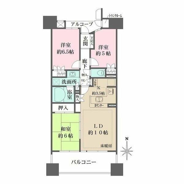 栄アインスタワー｜愛知県名古屋市中区栄２丁目(賃貸マンション3LDK・4階・71.50㎡)の写真 その2