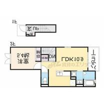 奈良県大和郡山市北郡山町（賃貸アパート1LDK・3階・41.30㎡） その2